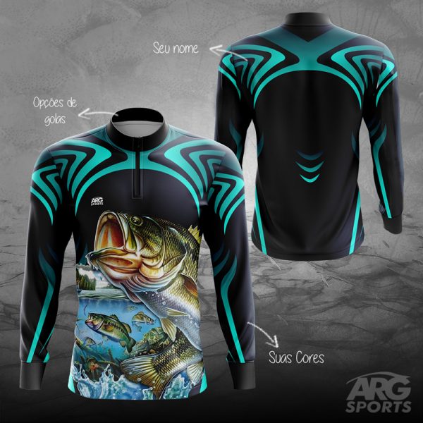 Camiseta Pesca Black Bass